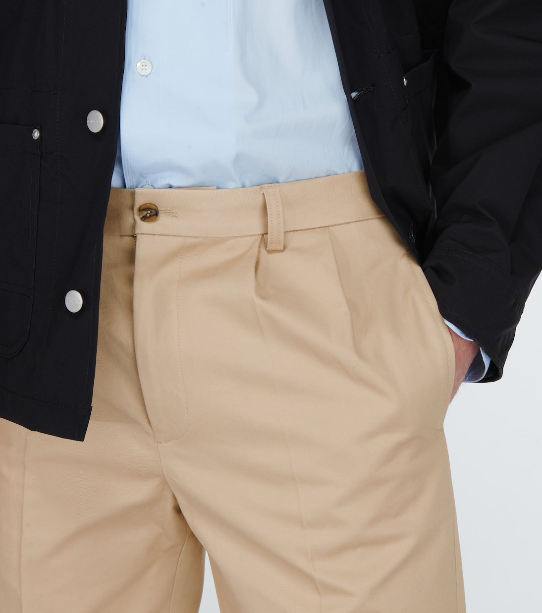 Pantalones rectos de gabardina | Junya Watanabe