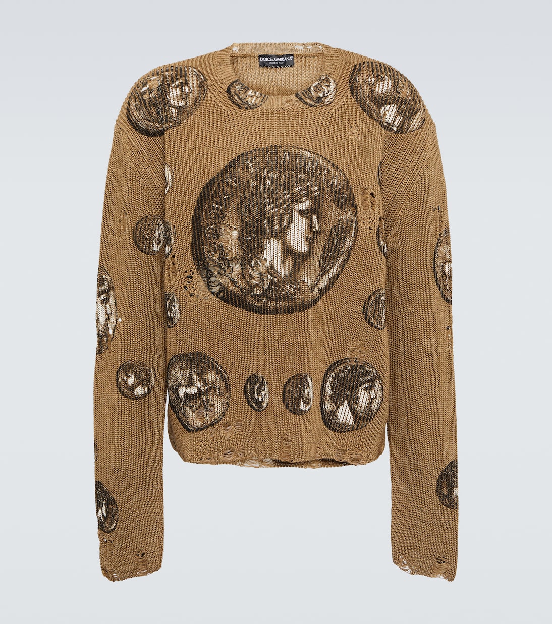 Pull en lin Imprimé | Dolce&Gabbana