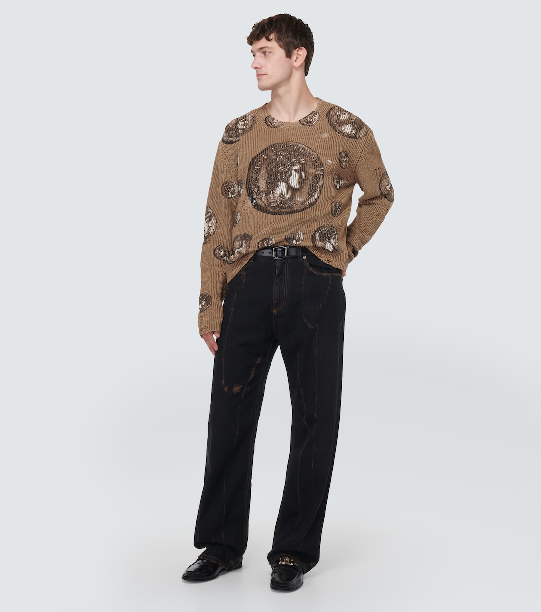 Pull en lin Imprimé | Dolce&Gabbana