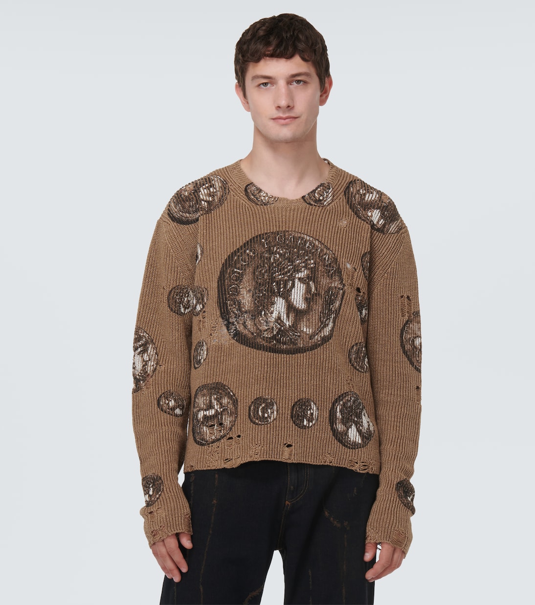 Pull en lin Imprimé | Dolce&Gabbana