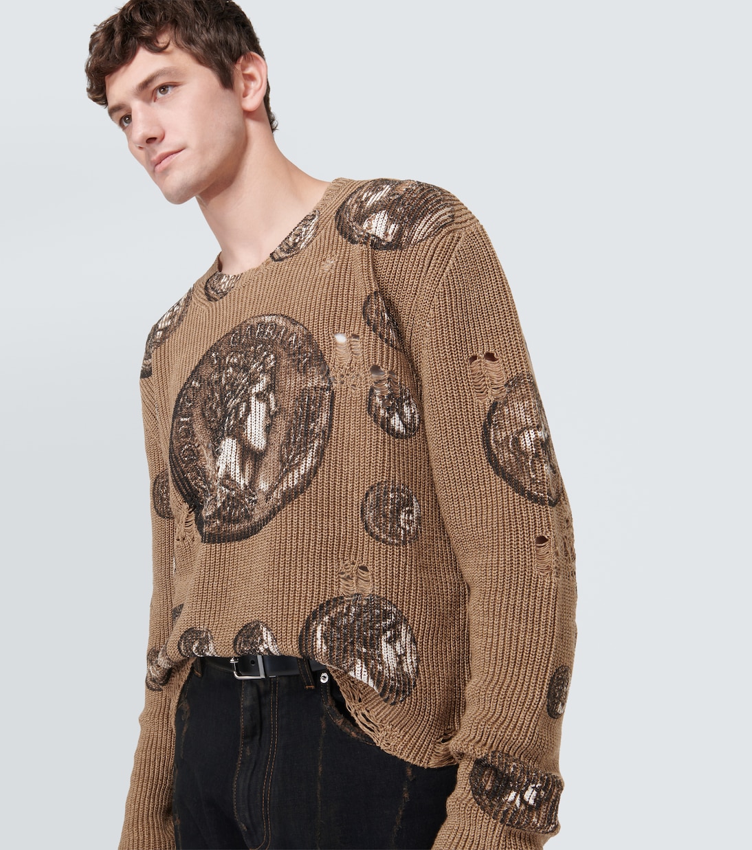Pull en lin Imprimé | Dolce&Gabbana