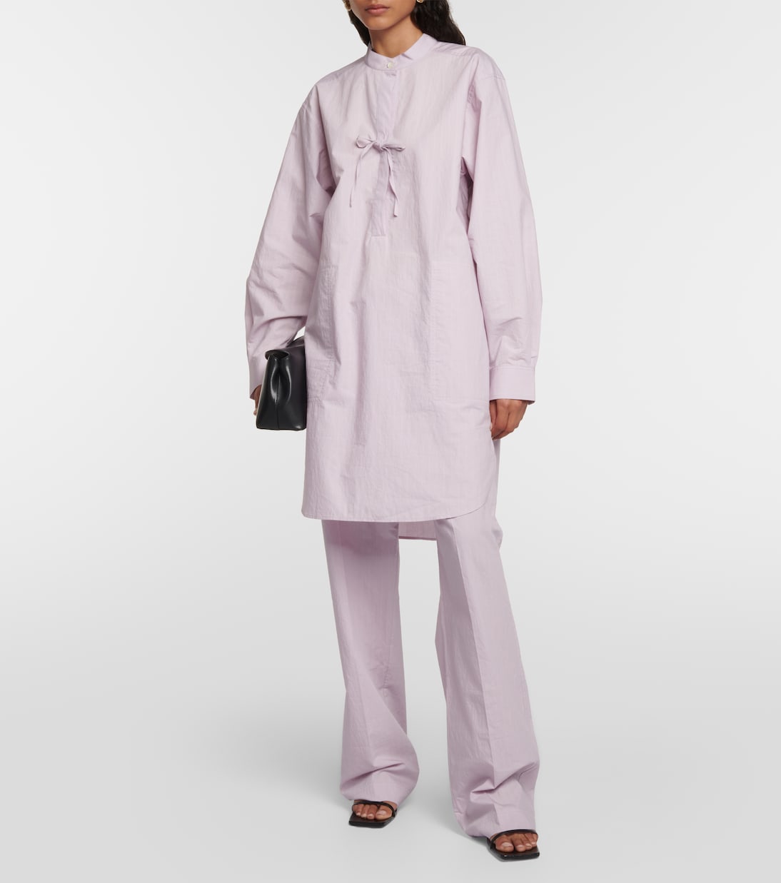 Minikleid aus einem Baumwollgemisch | Toteme