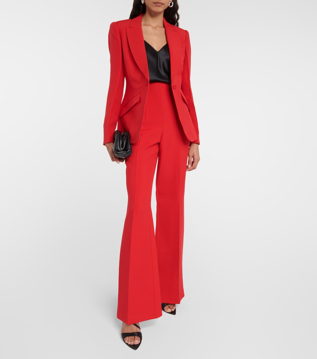 Pantalon ample en laine et soie | Roland Mouret