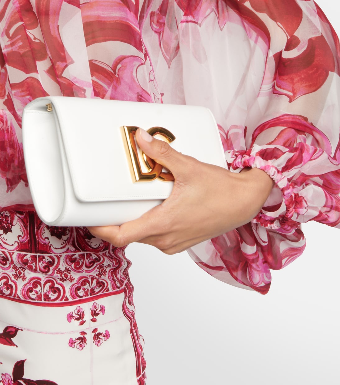 Blouse imprimée en chiffon de soie | Dolce&Gabbana