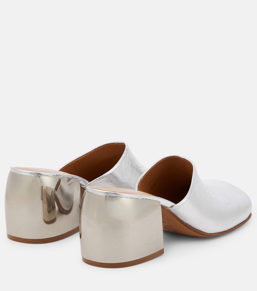 Metallic leather mules | Dries Van Noten