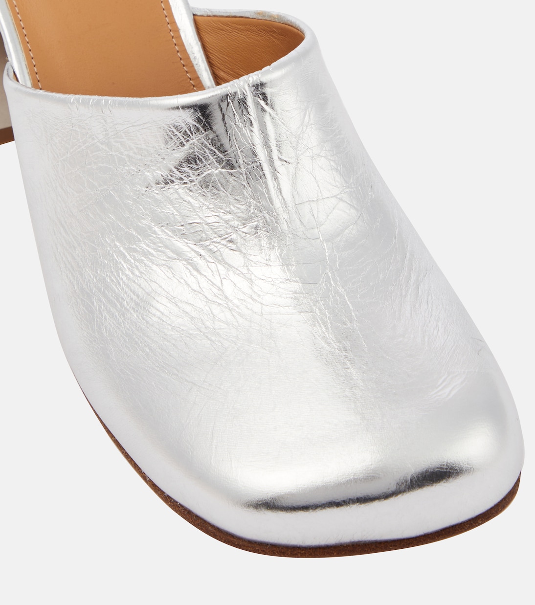 Metallic leather mules | Dries Van Noten
