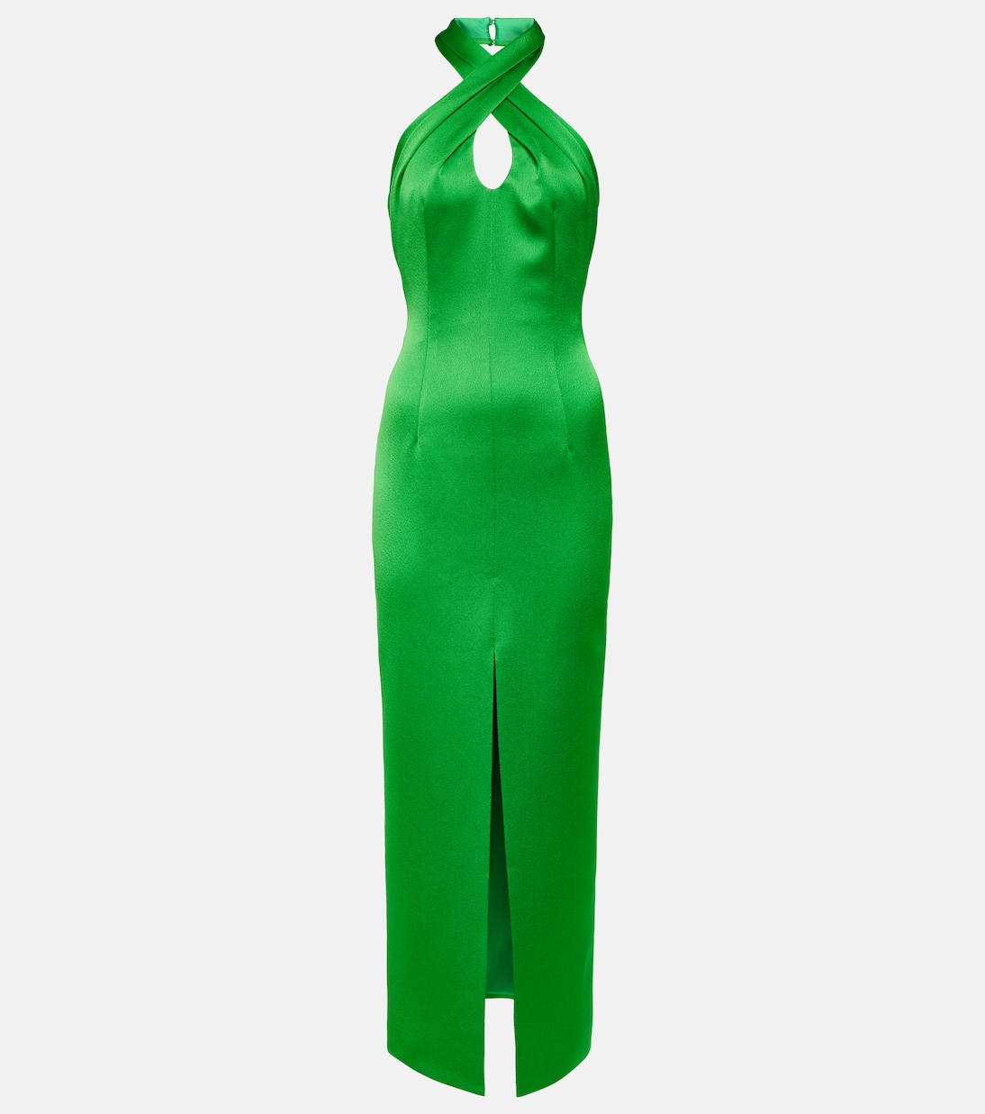 Vestido midi de satén | Rasario