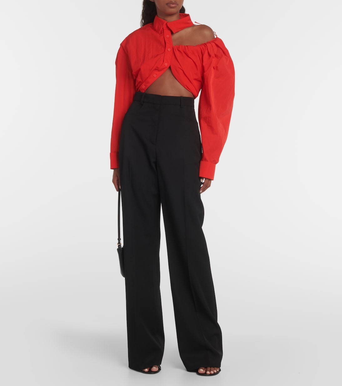 La Chemise Galliga cropped shirt | Jacquemus