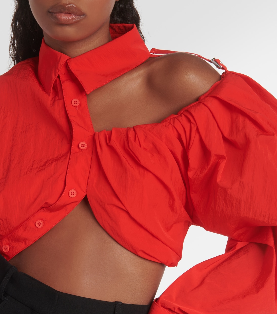 La Chemise Galliga cropped shirt | Jacquemus