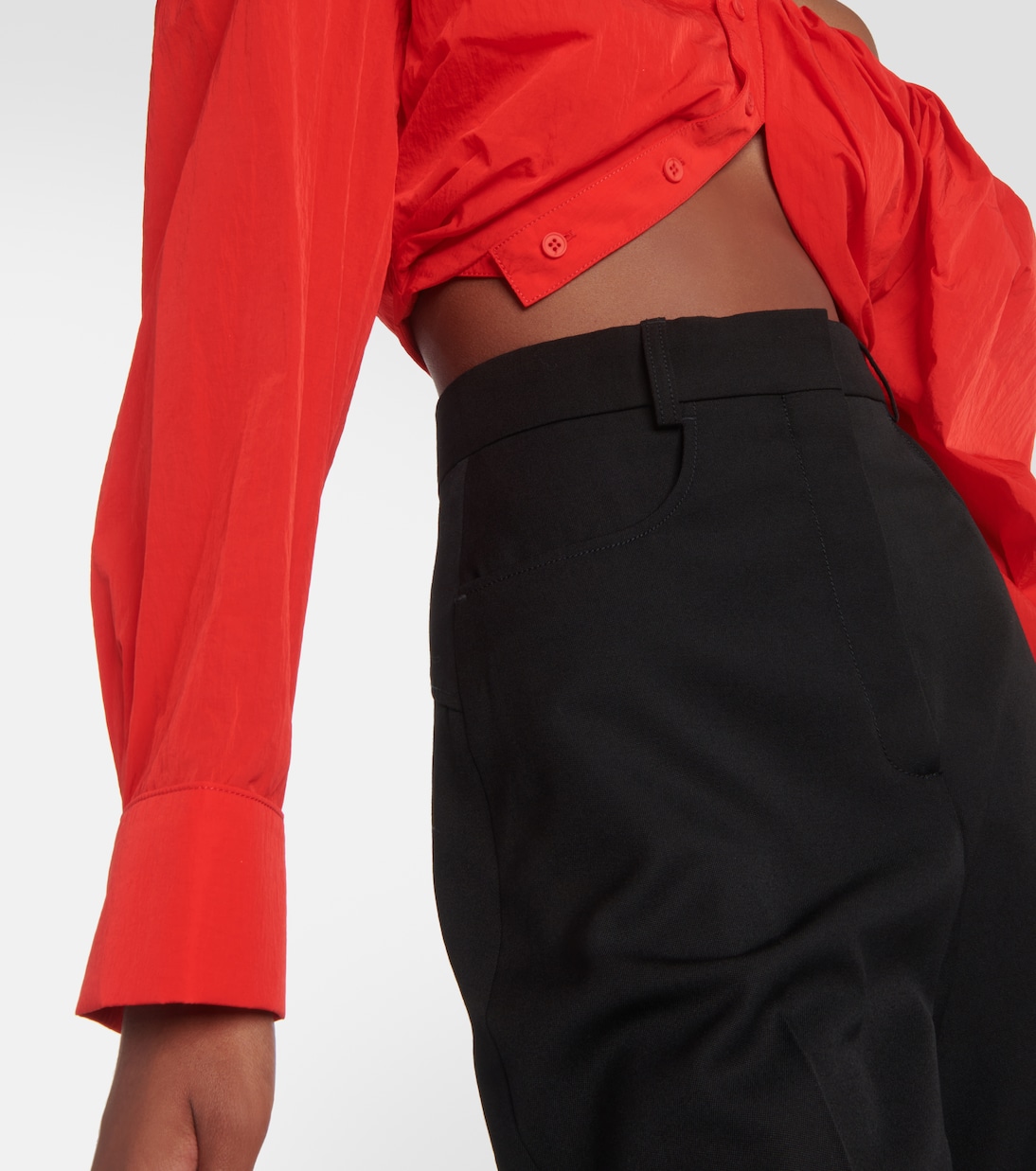 La Chemise Galliga cropped shirt | Jacquemus