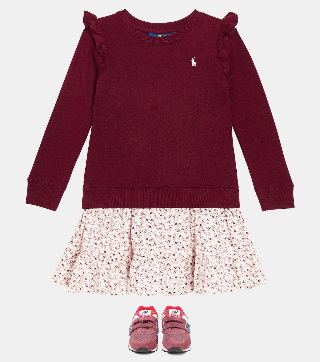 Abito in misto cotone | Polo Ralph Lauren Kids