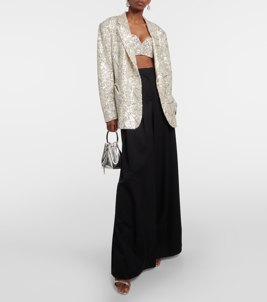 Lady Soul Clyde sequined bandeau top | Blazé Milano