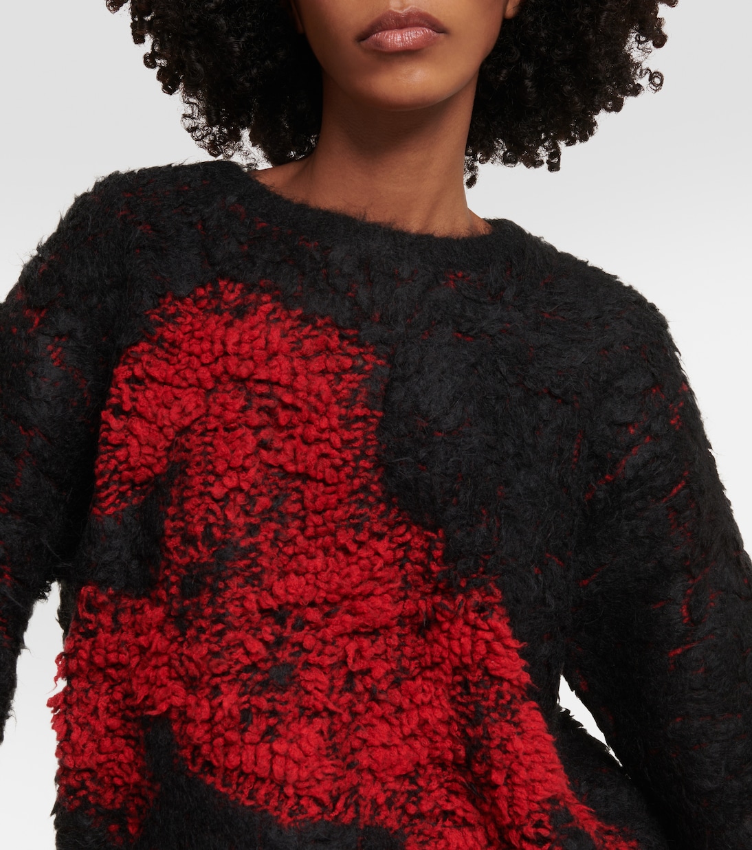 Jersey de mezcla de lana en jacquard | Stella McCartney