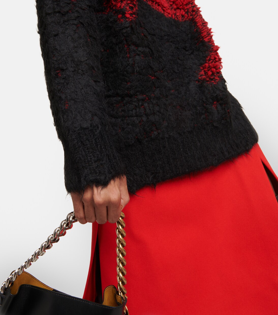 Jersey de mezcla de lana en jacquard | Stella McCartney