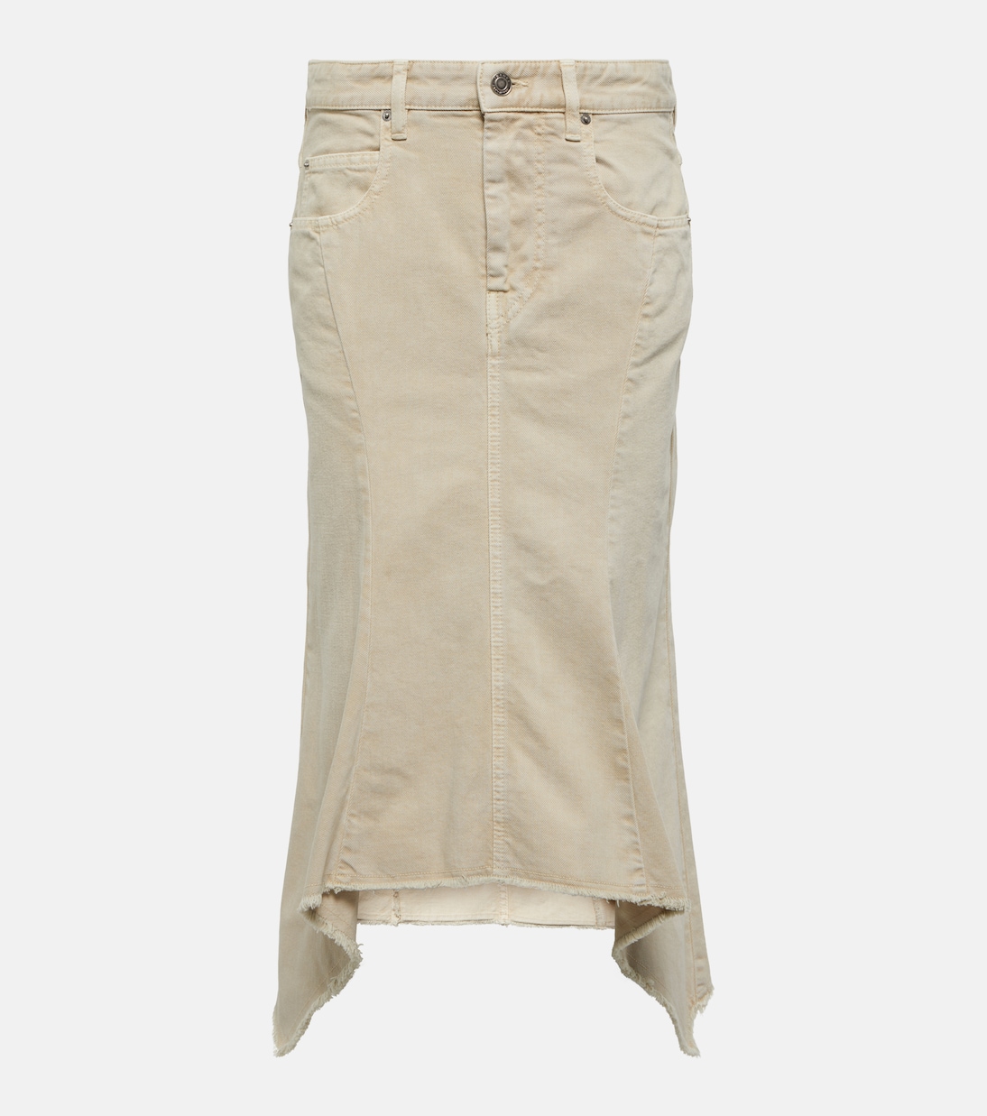 Falda midi Nyda en denim | Isabel Marant