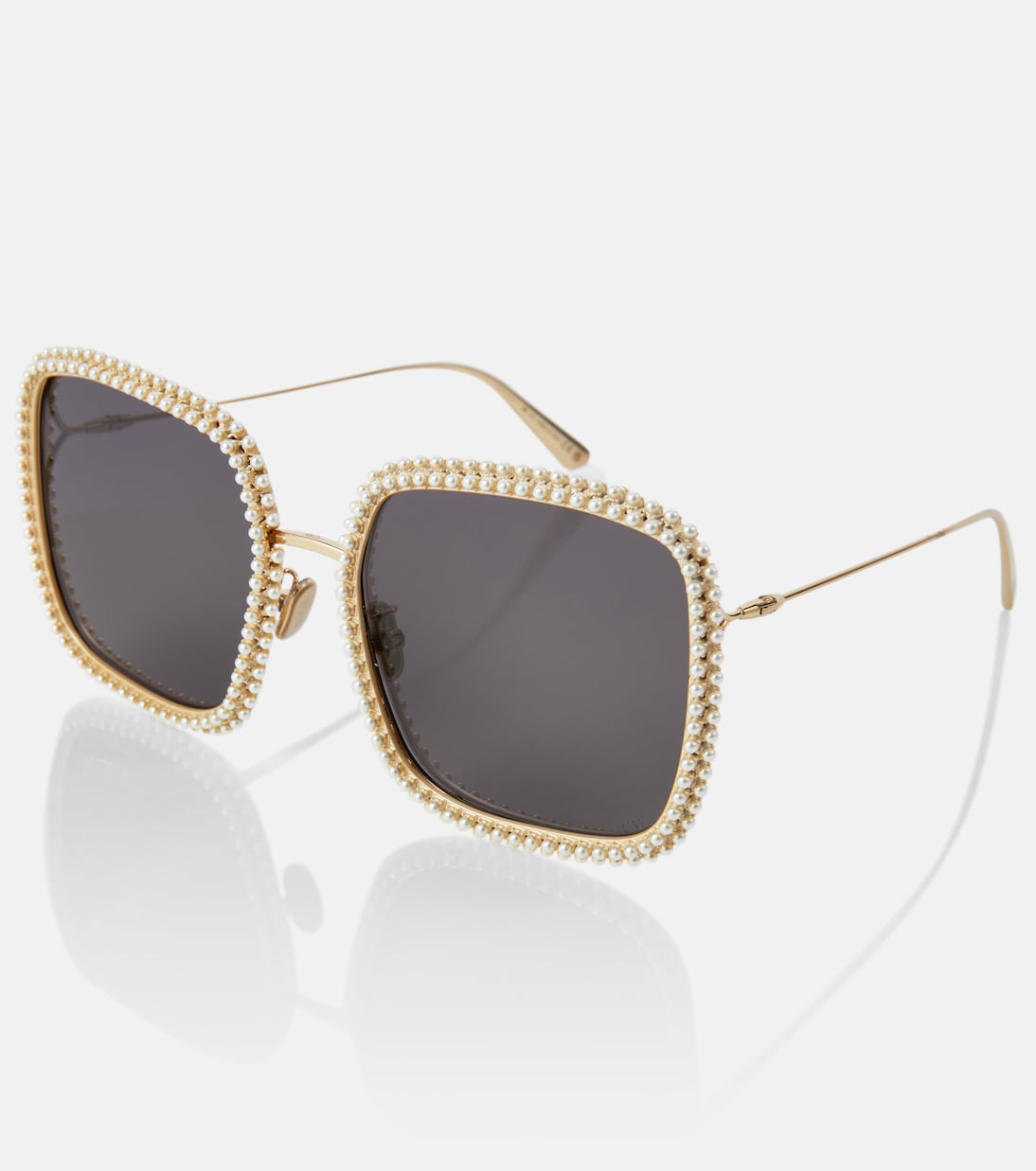 Occhiali da sole MissDior S2U con dettagli decorativi, design quadrato e stile giovanile