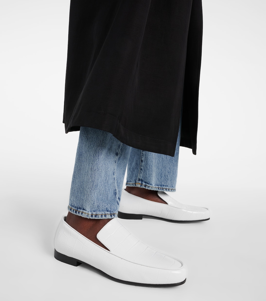 Mocassini The Oval in pelle con stampa | Toteme