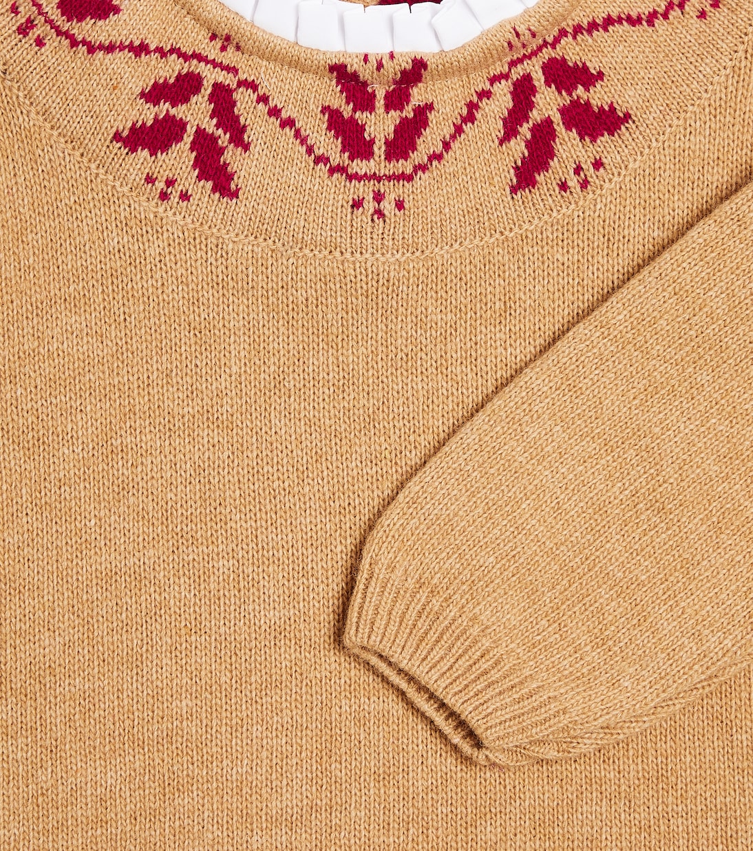 Pullover Lidia in misto lana con intarsi | La Coqueta