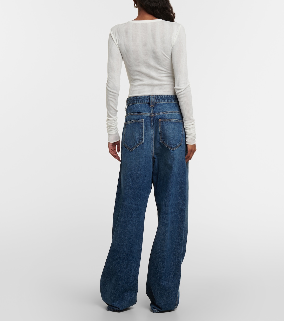 Jean ample Bacall à taille mi-haute | Khaite