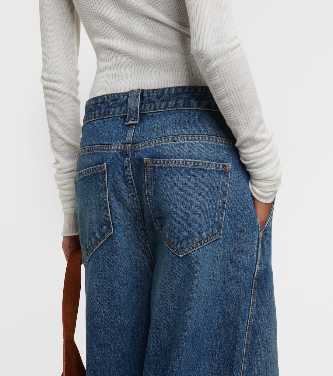 Jean ample Bacall à taille mi-haute | Khaite