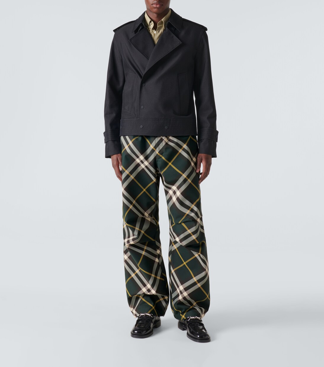 Burberry green pants outlet
