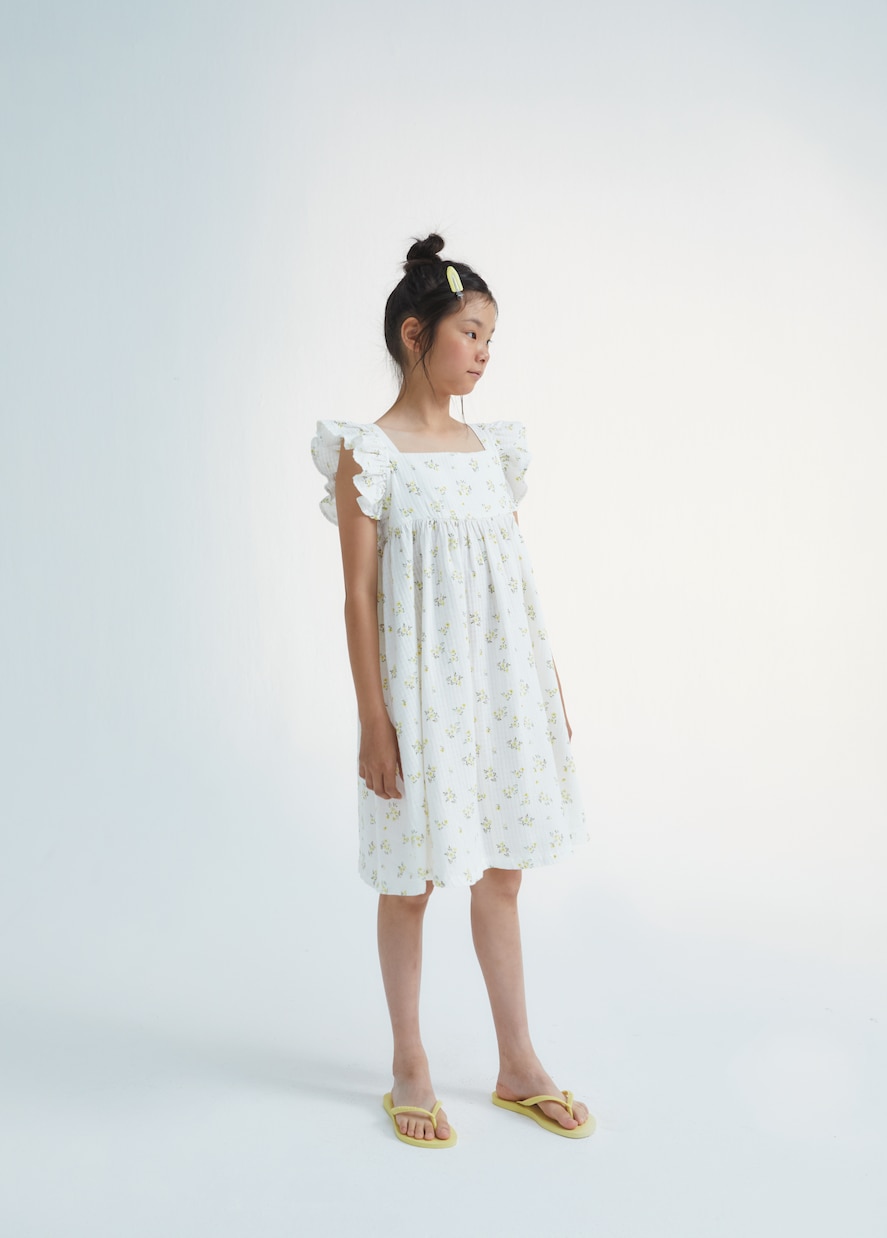 Robe Valley imprimée en coton | The New Society