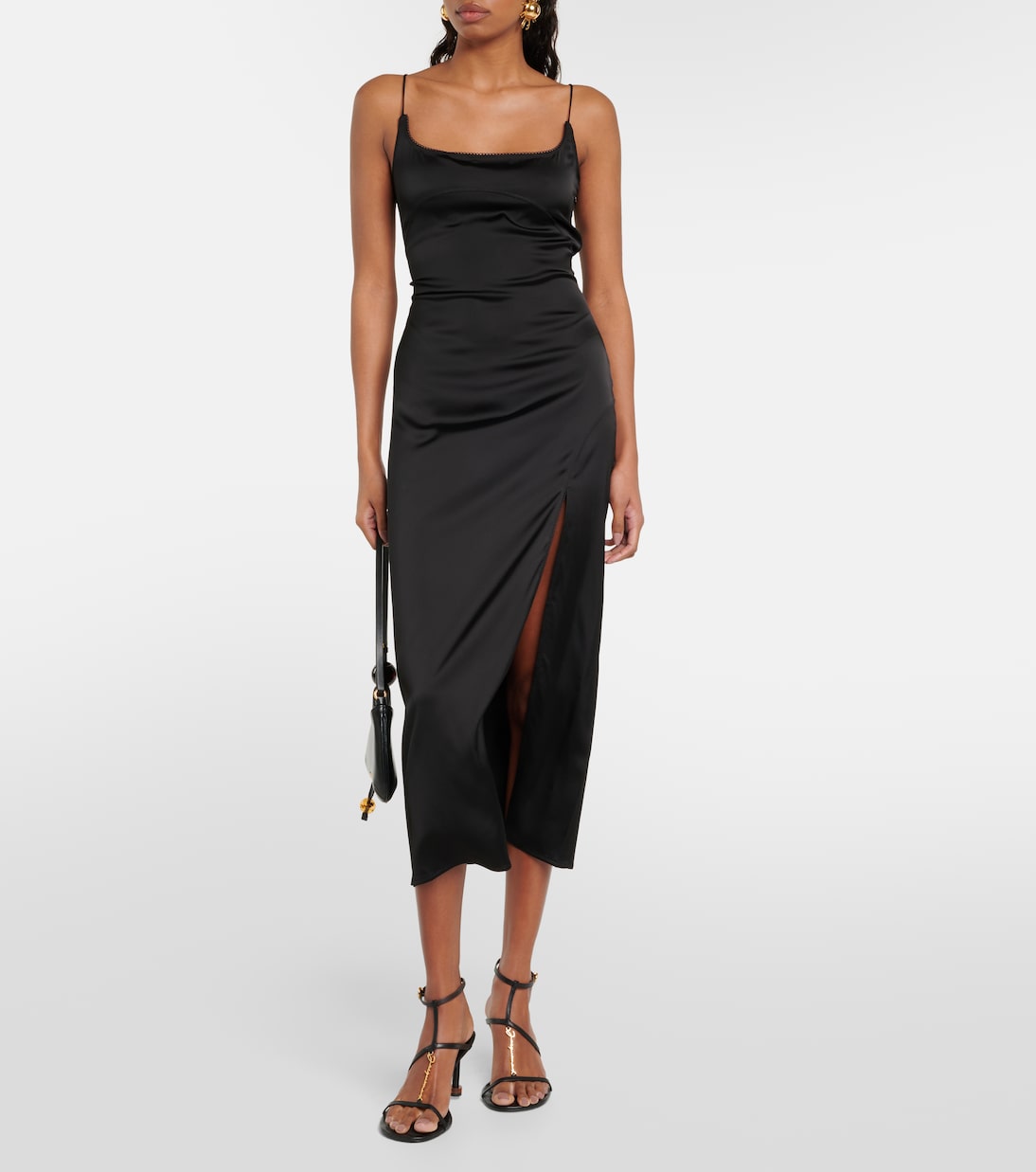 Midikleid La Robe Notte aus Satin | Jacquemus