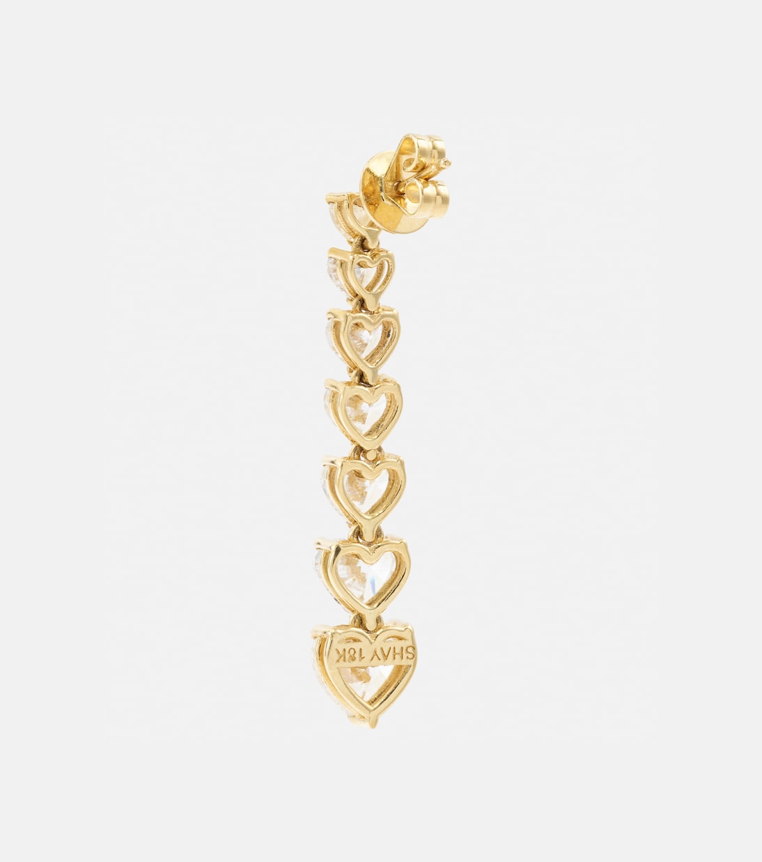 Boucles d'oreilles 7 Heart en or 18 ct et diamants | Shay Jewelry