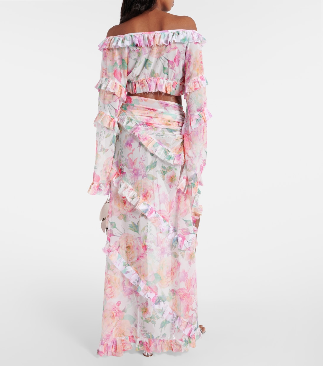 Top cropped Anita con scollo bardot | Bananhot