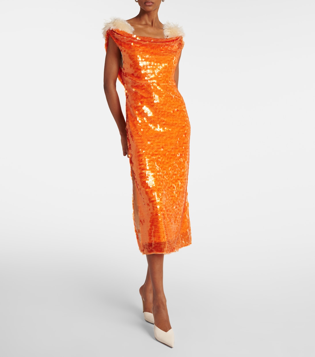 Abito midi con paillettes | Xu Zhi