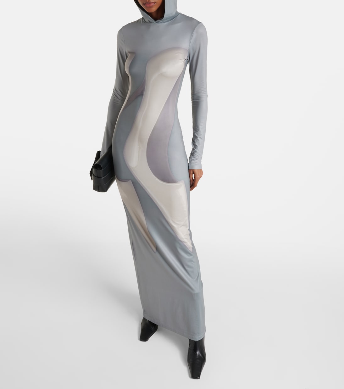 Vestido largo de jersey estampado | Acne Studios