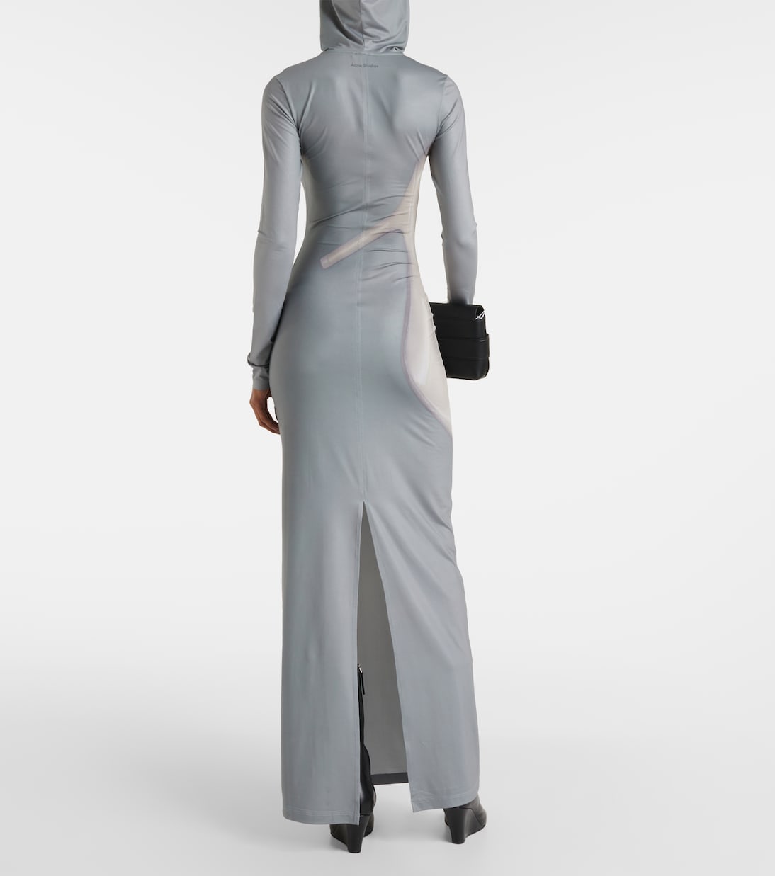 Vestido largo de jersey estampado | Acne Studios
