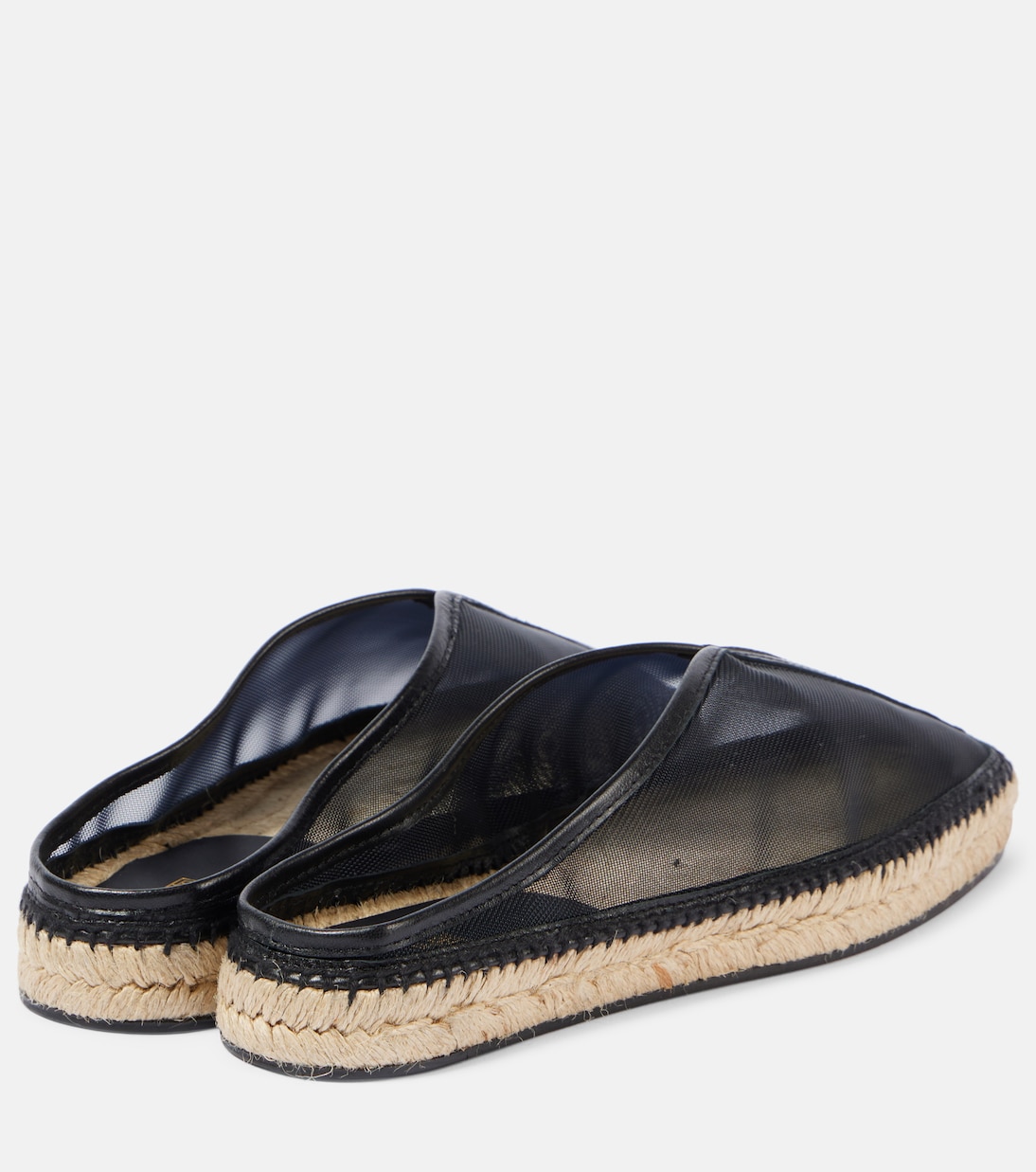 Espadrilles aus Mesh mit Leder | Toteme
