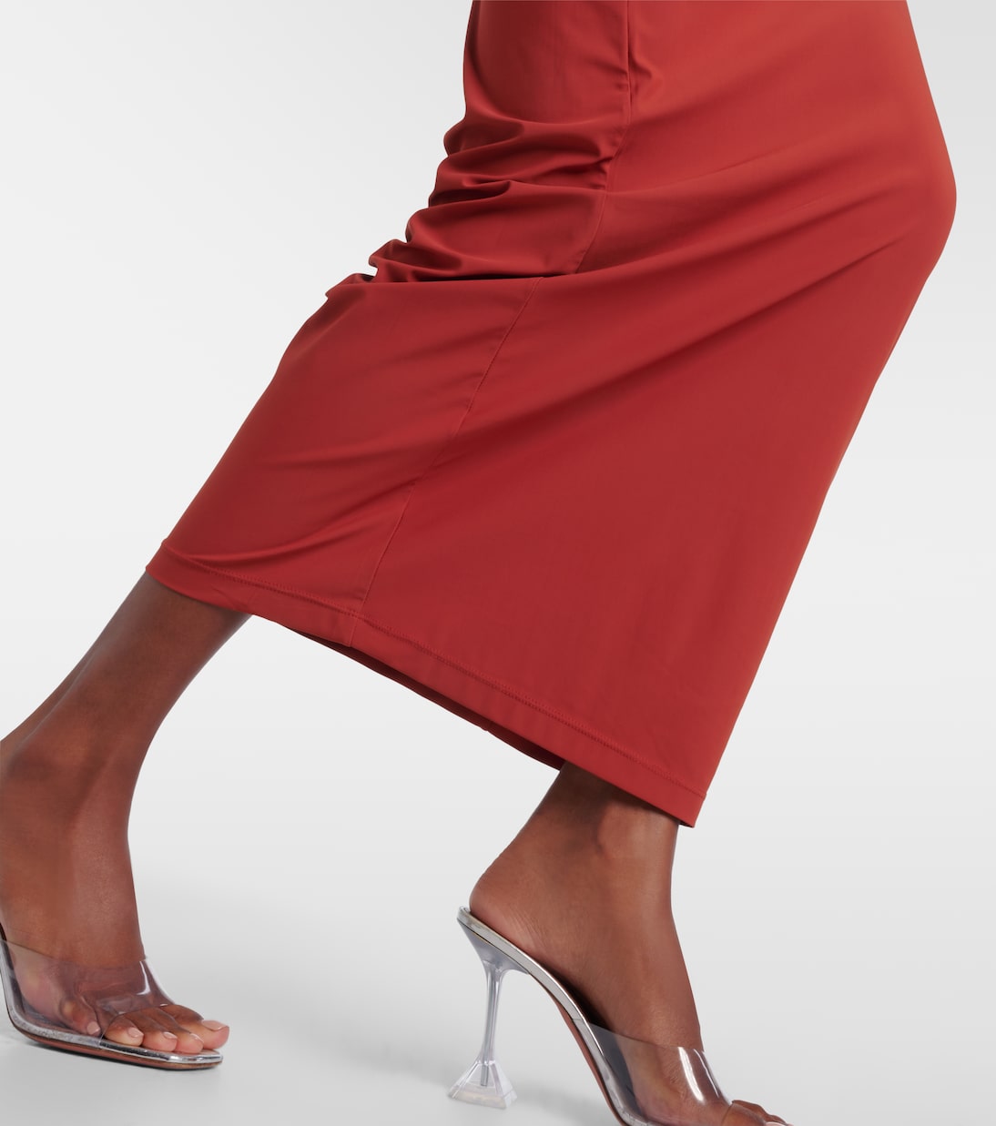 Vestido largo Crystal Orbit con abertura | Christopher Esber