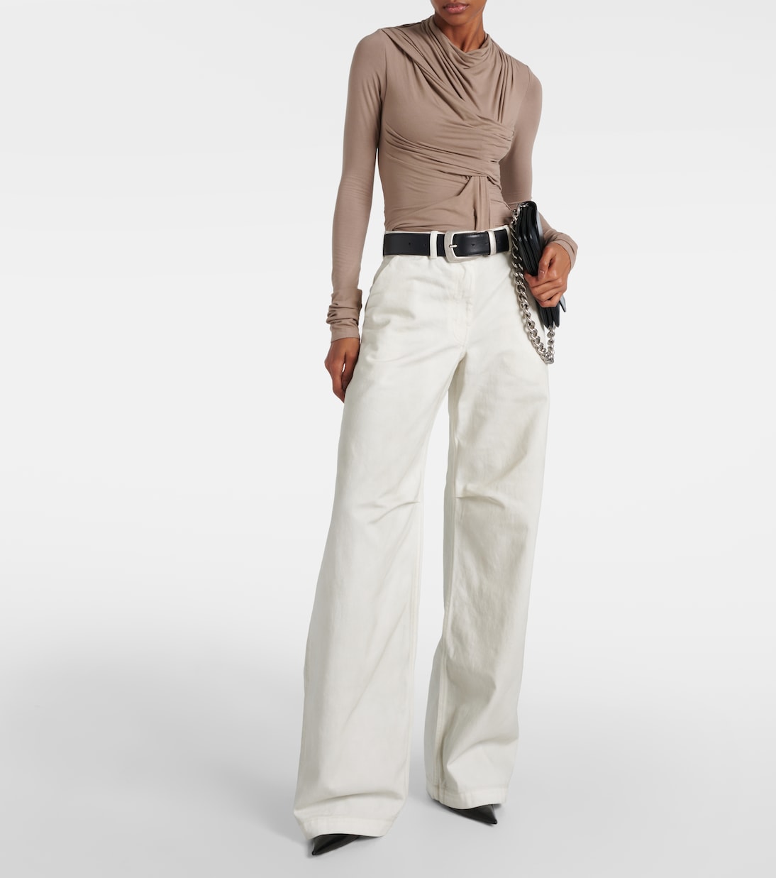 Encase draped bodysuit | Entire Studios