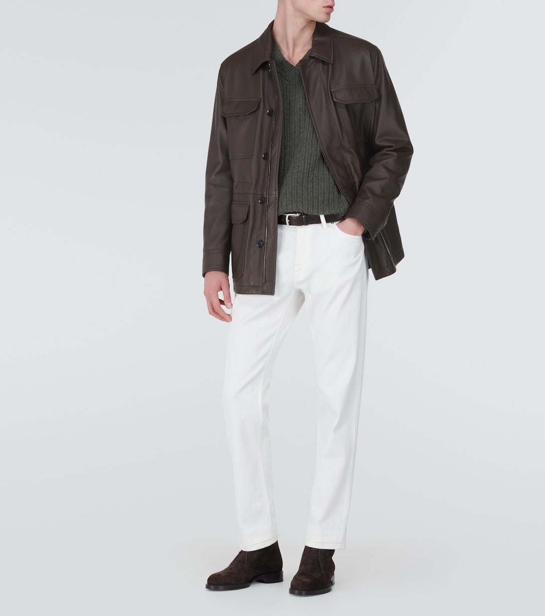 修身牛仔裤 | Brioni