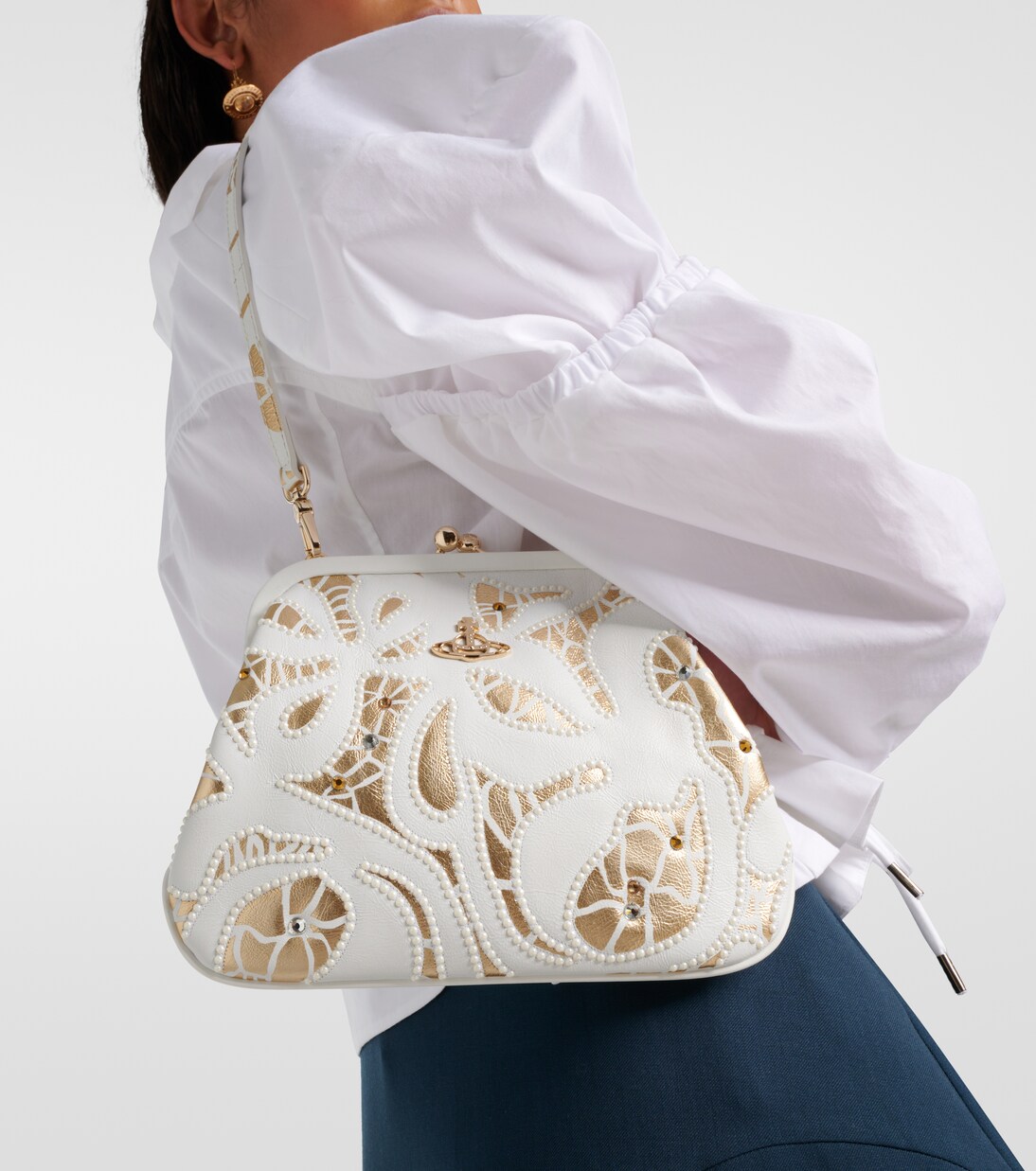 Sac Vivienne's en cuir à ornements | Vivienne Westwood