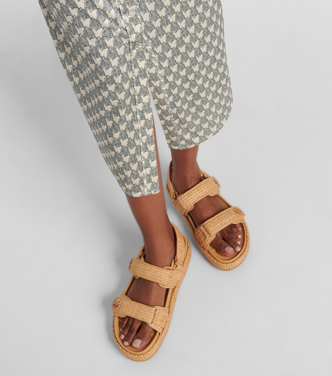 Kira raffia sandals | Tory Burch