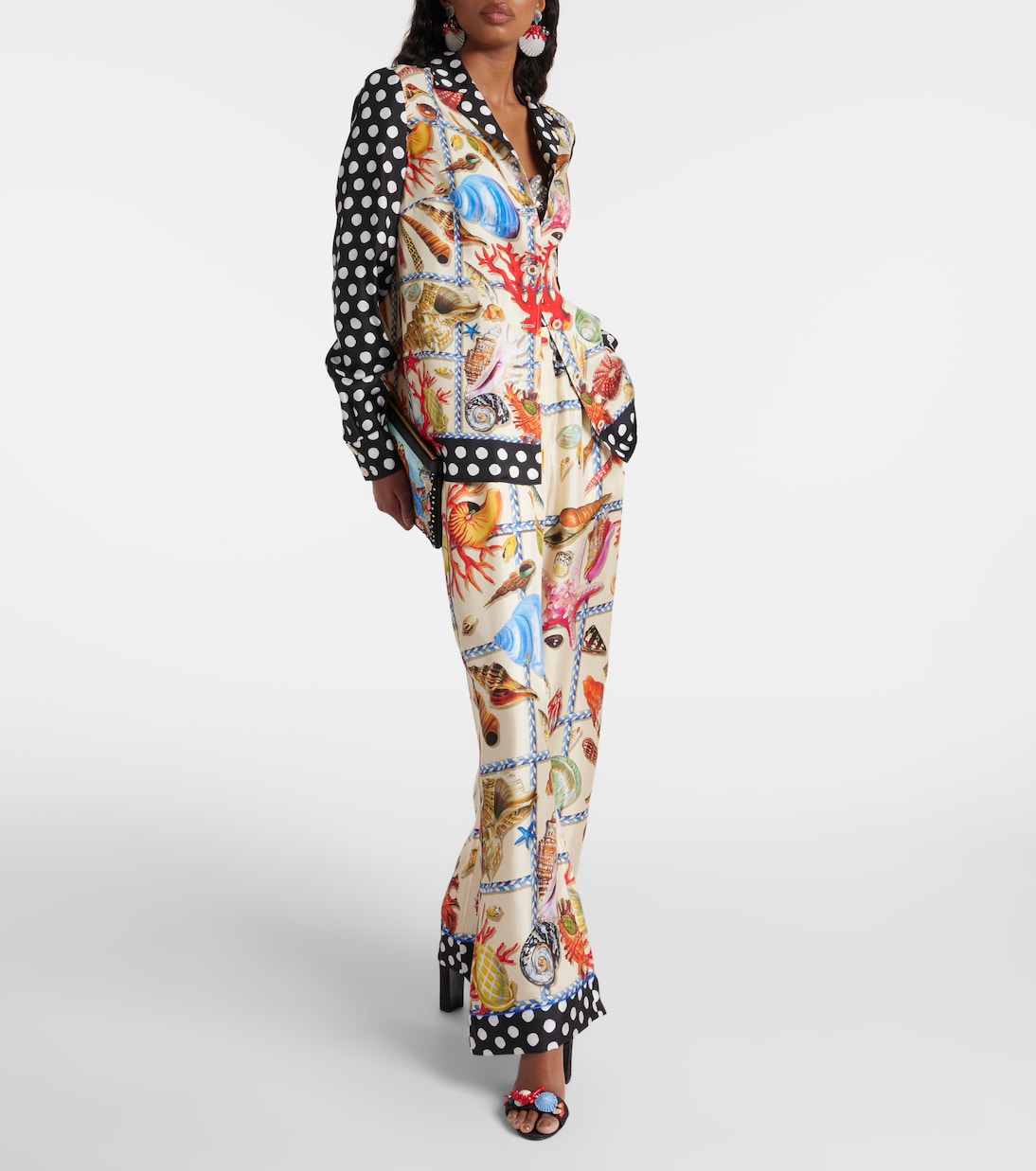Camicia Capri in seta con stampa | Dolce&Gabbana