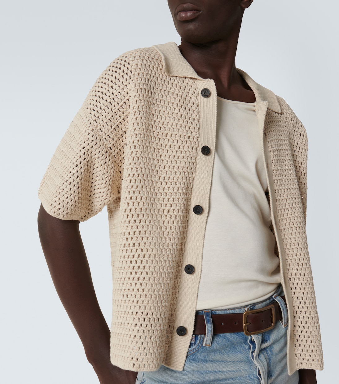 Cardigan in maglia di cotone | Frame