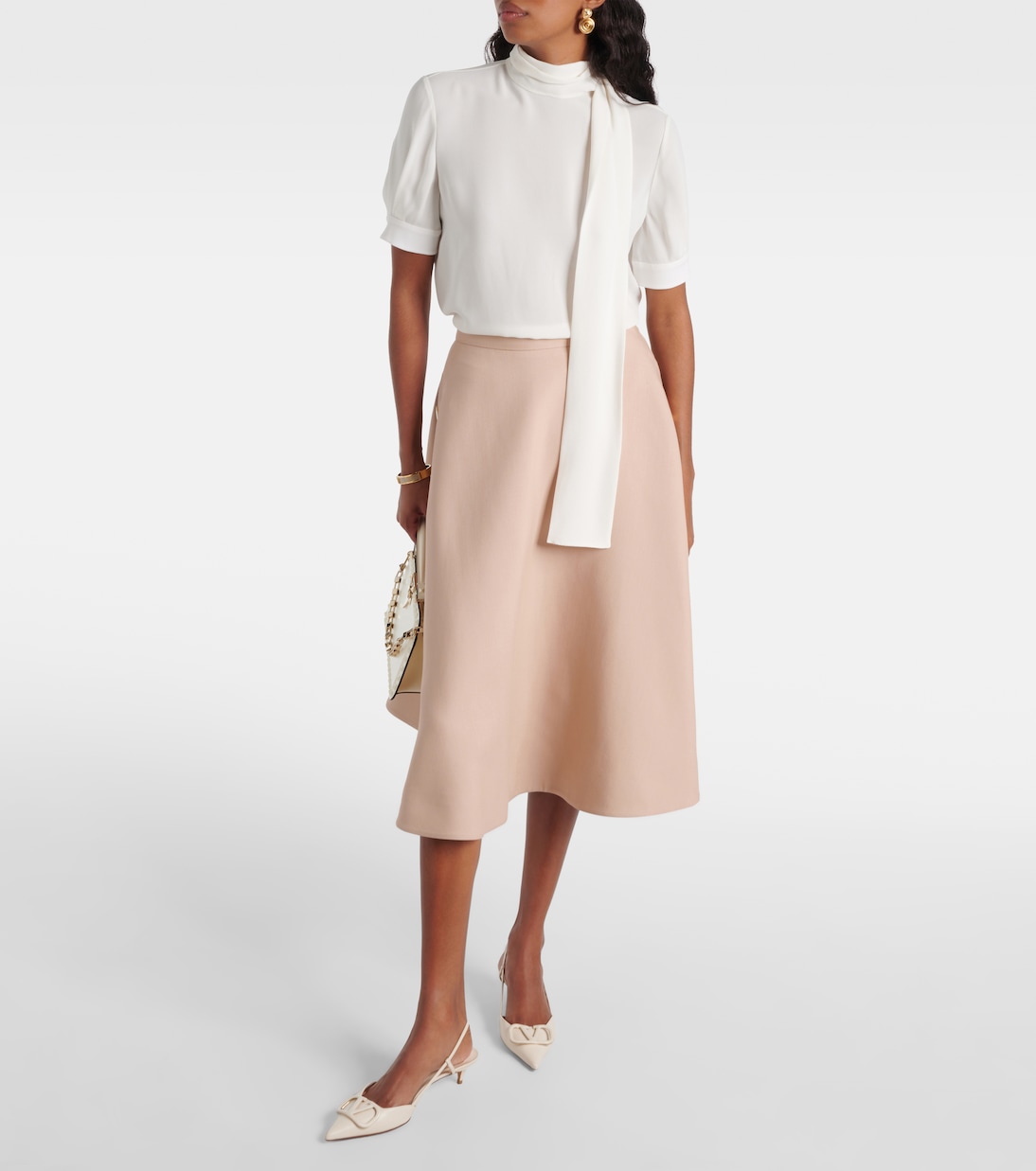 Silk georgette blouse | Valentino