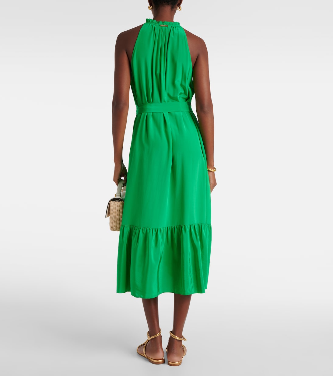 Midikleid Chamarel aus Crêpe de Chine aus Seide | Heidi Klein