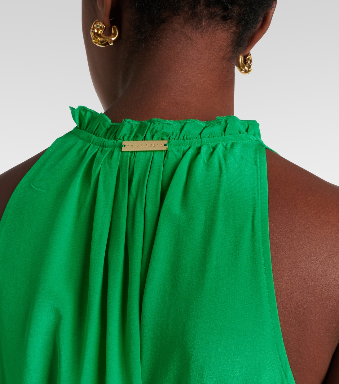 Midikleid Chamarel aus Crêpe de Chine aus Seide | Heidi Klein