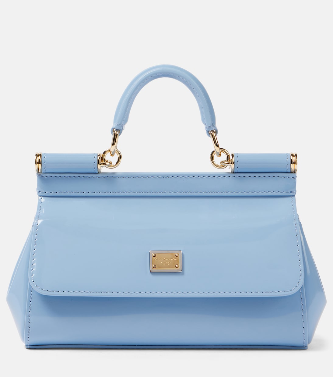 Sicily Small patent leather tote bag | Dolce&Gabbana