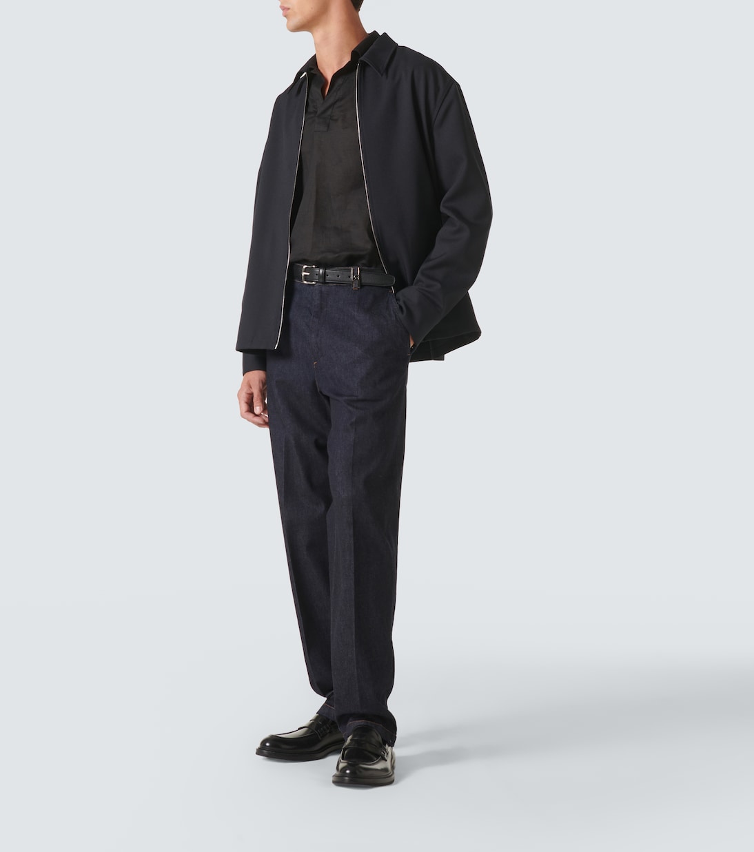 Pantalones rectos con DG y logo | Dolce&Gabbana