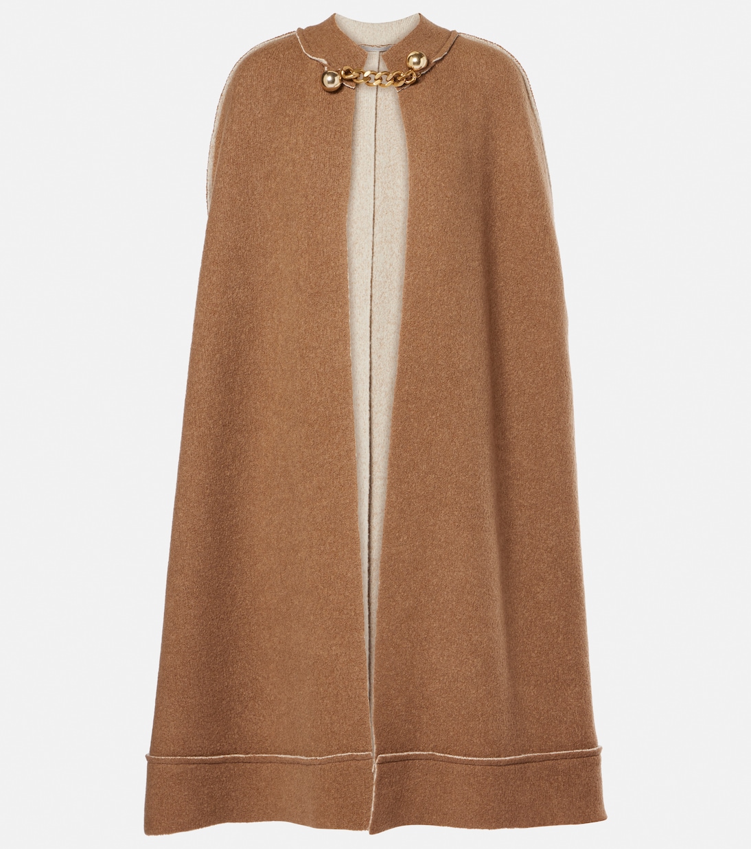 Mantella in bouclé di misto lana  | Stella McCartney