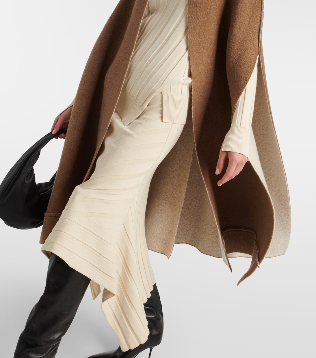 Mantella in bouclé di misto lana  | Stella McCartney