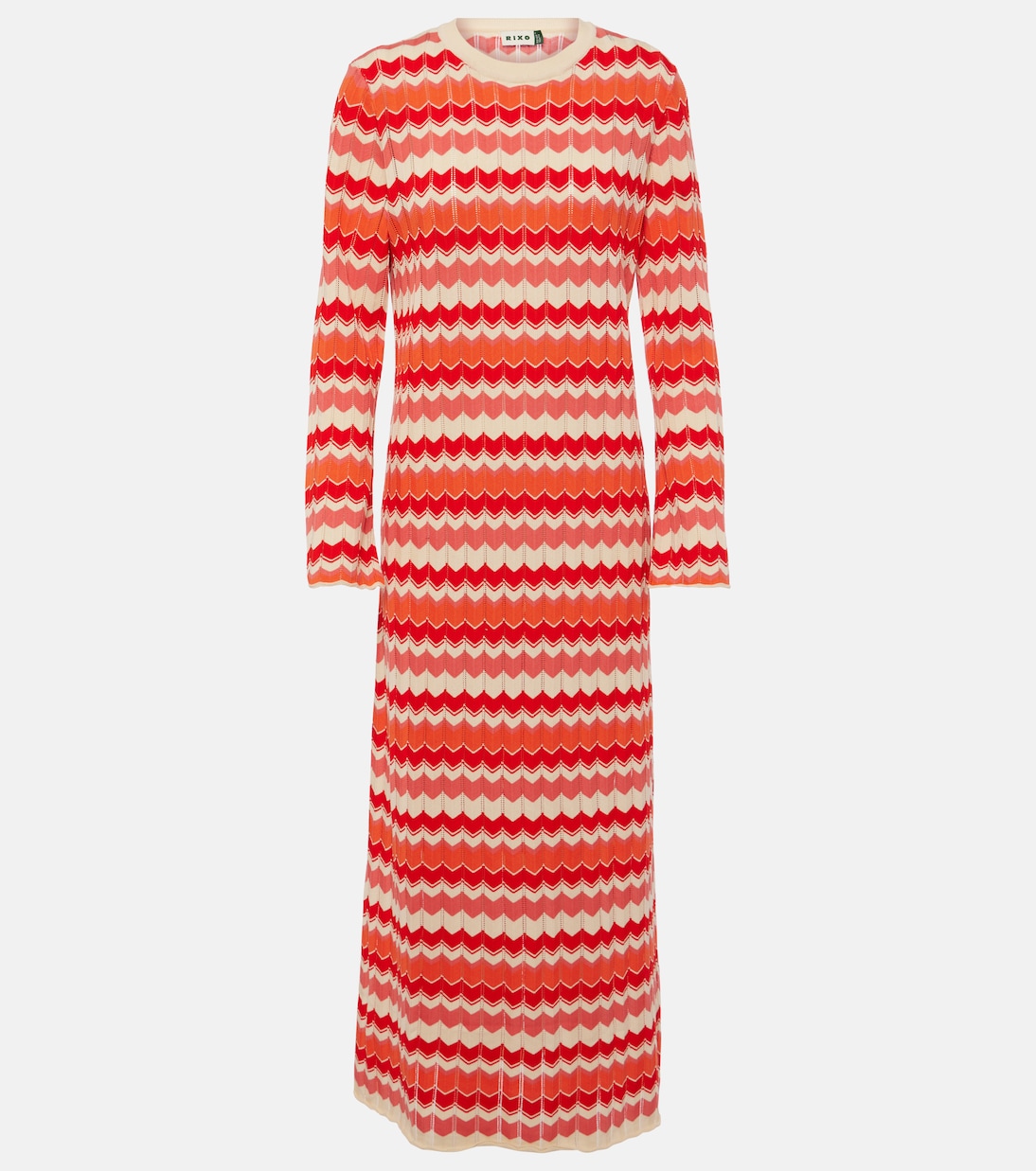 Vestido midi Miller de algodón | Rixo