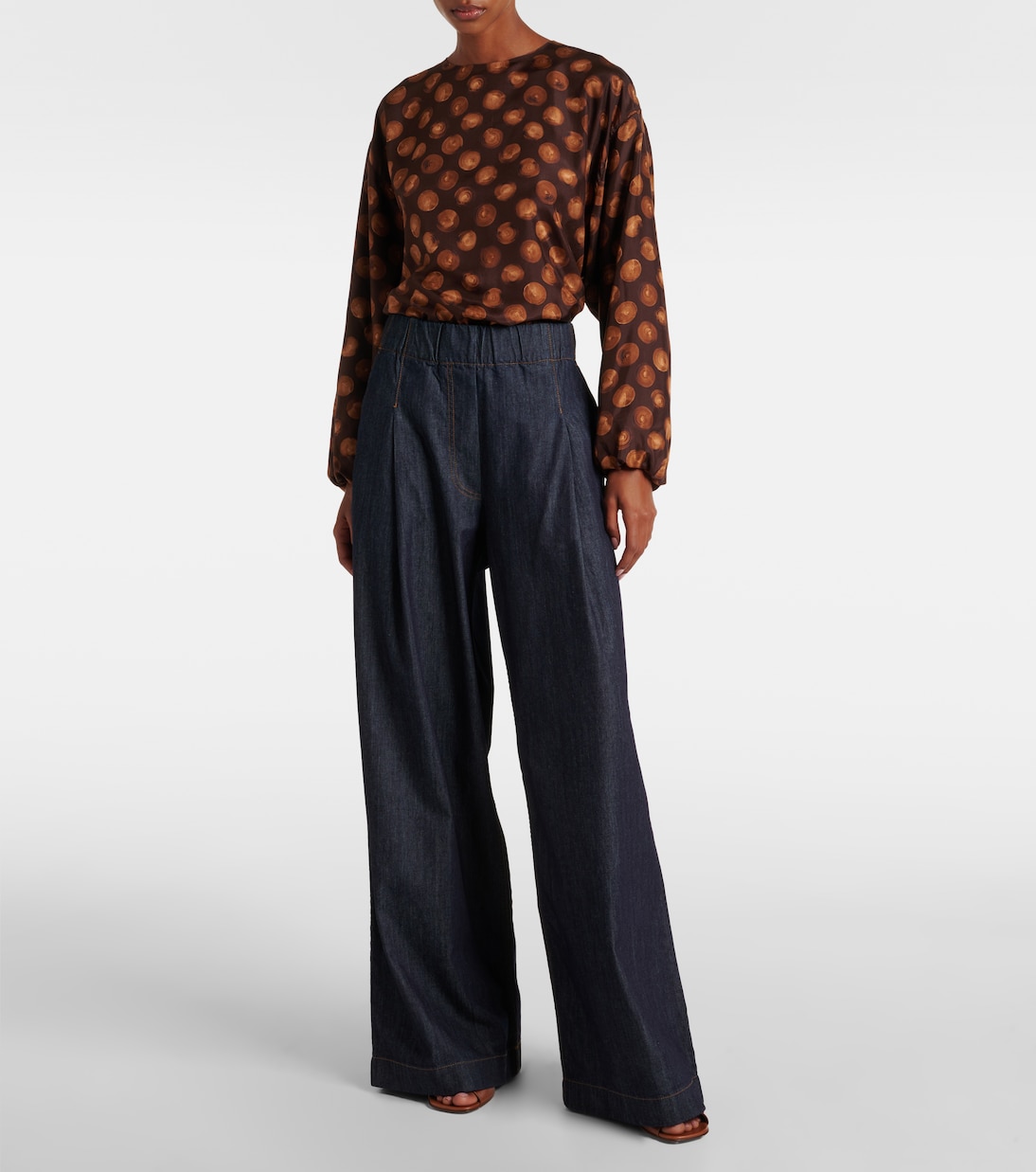 Jean ample à taille haute | Dries Van Noten