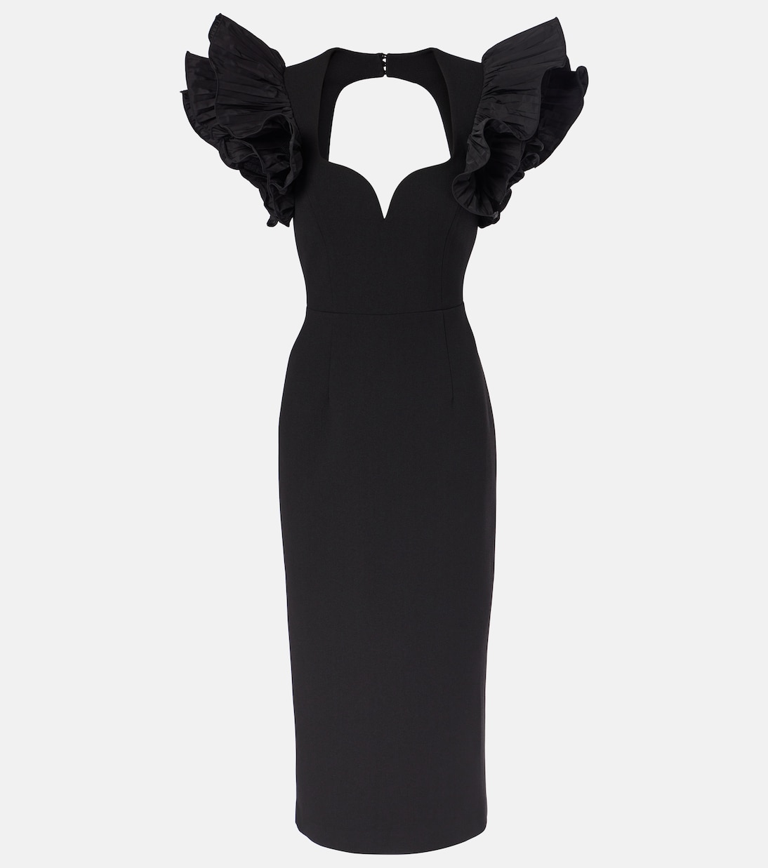 Ella puff-sleeve midi dress | Rebecca Vallance
